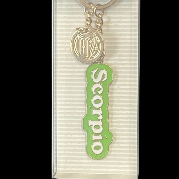 ME Makeover Essentials Accessories - ME Essentials Scorpio Keychain with Green and Gold Accents